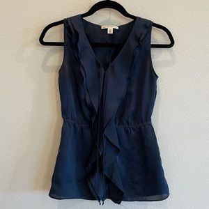 Navy Banana Republic Blouse